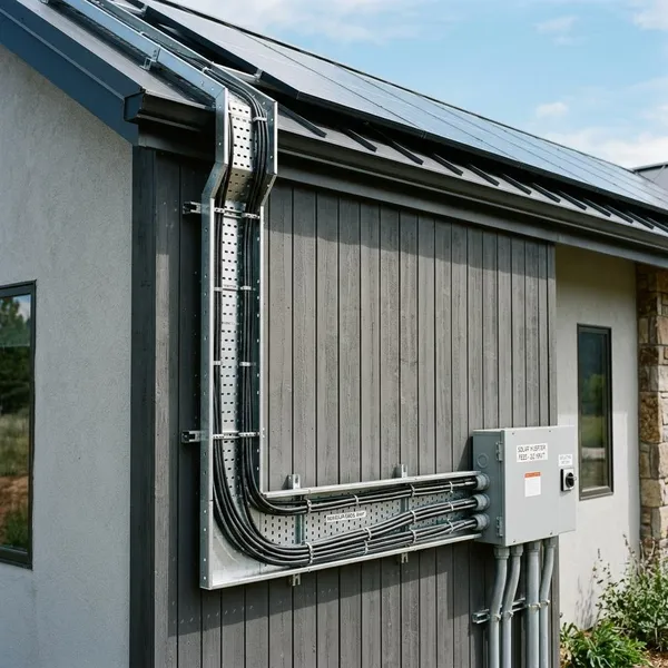 Wanneer gebruik je een kabelgoot bij zonnepanelen