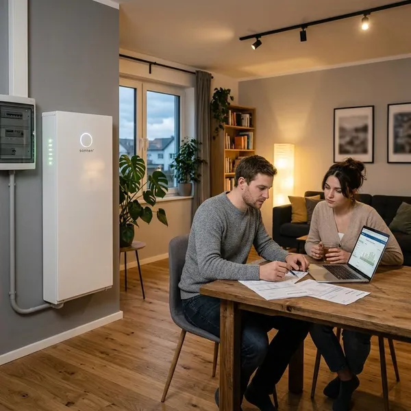 Hoe werkt een thuisbatterij zonder zonnepanelen