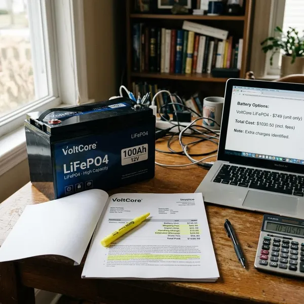 LiFePO4 prijs vergelijken met AGM en loodaccu