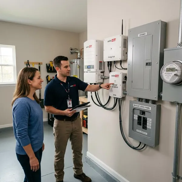 SolarEdge backup interface installatie handleiding