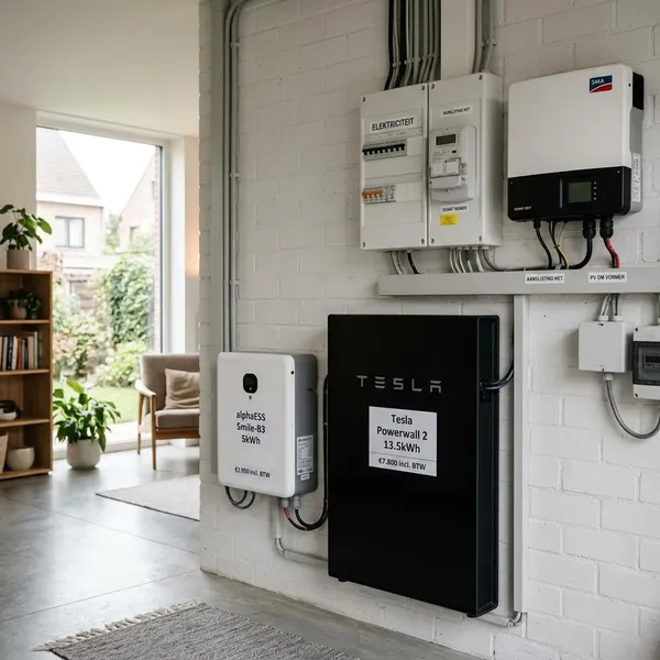 thuisbatterij België prijs
