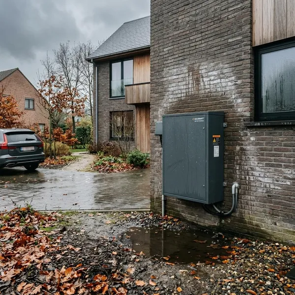 Wanneer een thuisbatterij buiten kan