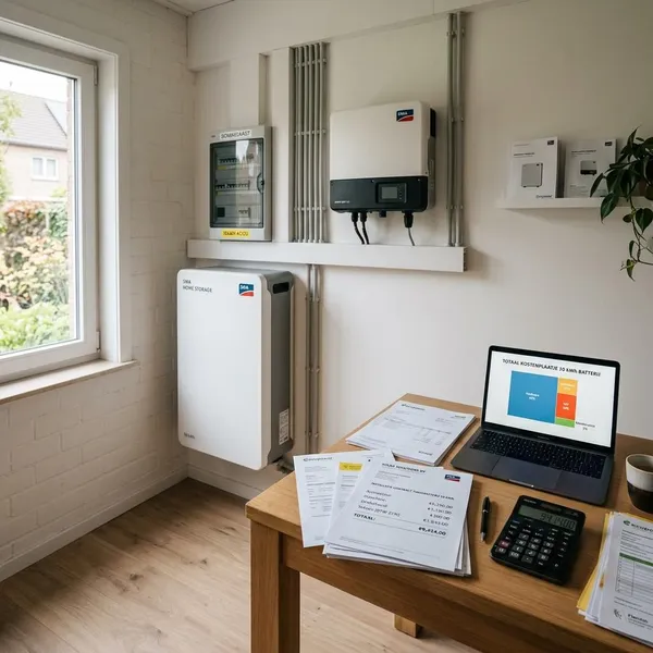wat kost een thuisbatterij van 10 kwh