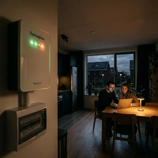 Wanneer geeft een Zonneplan thuisbatterij noodstroom
